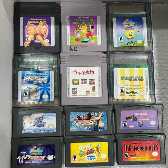 Nintendo Gameboy Color Classic Original Games, Pokémon yellow, Super Mario - Picture 5 of 6